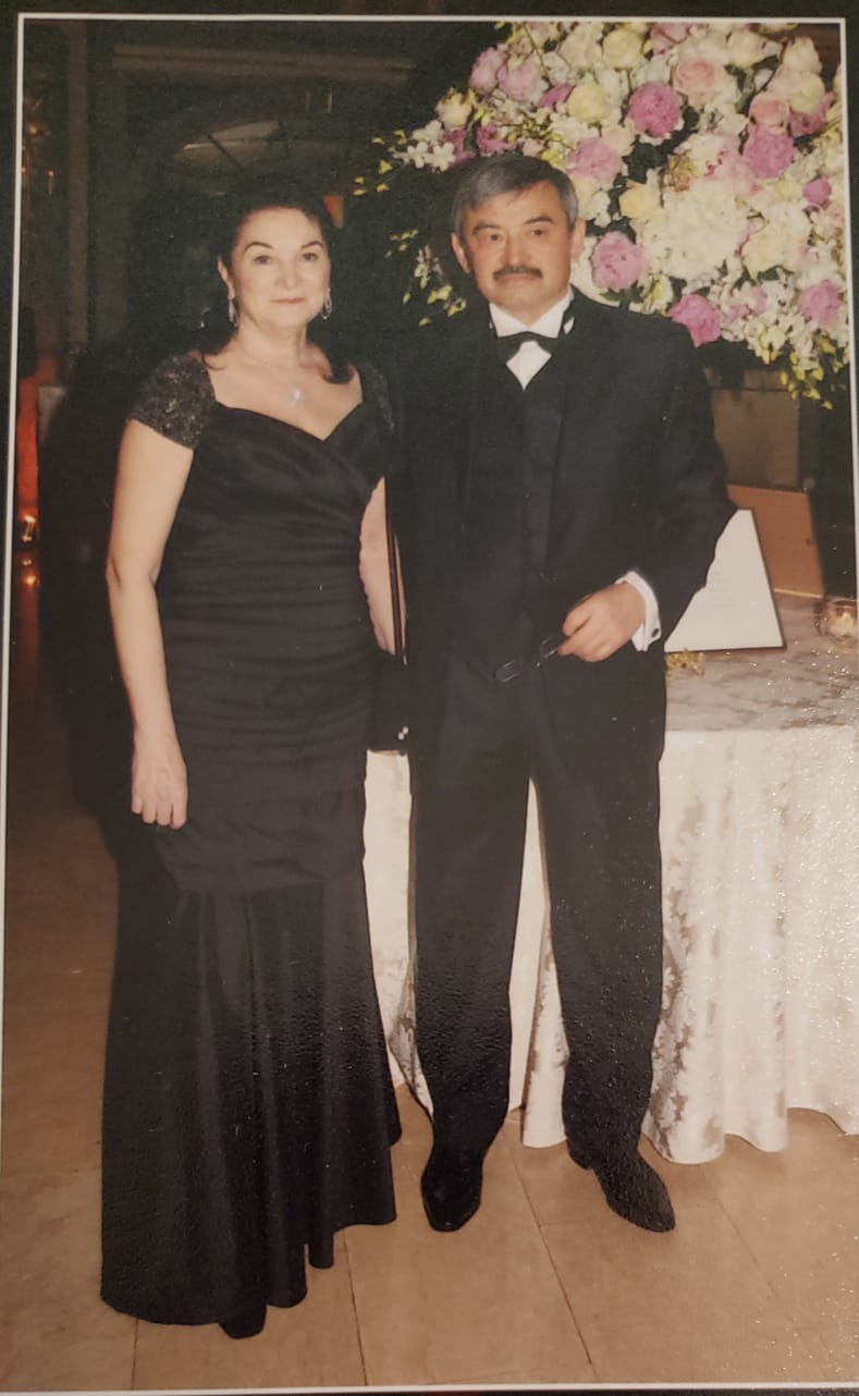 Family-provided portrait of Izatullo Khoshmukhamedov and Zulfiya Isayeva